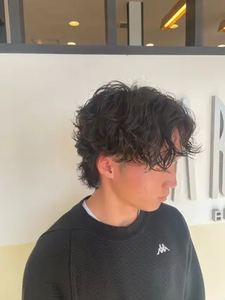 パーマ EARTH/A与次郎店所属・EARTH✂️ 榎谷吏織のヘアスタイル