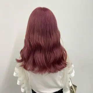 ロング トレンドモテカラー 🩷色落ちまで可愛くのヘアスタイル