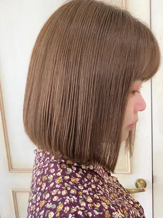 ショート カラー 縮毛矯正⭐️ TAKAHIROのヘアスタイル