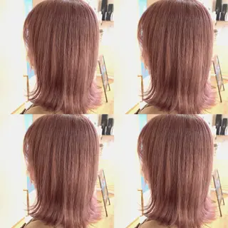 ミディアム カラー Minami. 🩵 再現性特化ヘアのヘアスタイル