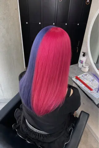 ロング カラー 🌟ブリーチ/ボブ/ レイヤー渋谷☀️のヘアスタイル