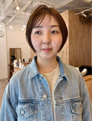 ミディアム 松元 可奈子のヘアスタイル