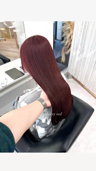 ロング カラー ParveMix 宮﨑 梨里のヘアスタイル