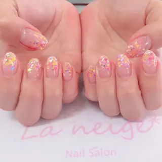 ネイル La neige* yuki 🥯🍑のネイルデザイン