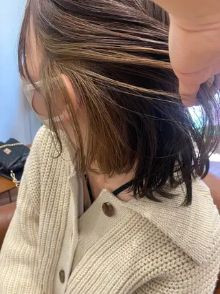 ミディアム カラー gatto  nero所属・【似合わせカット 】🦋岩崎 美保🐾のヘアスタイル