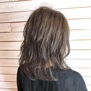 セミロング カラー ✨大人美人ショート✨ 店長　藤井一輝のヘアスタイル