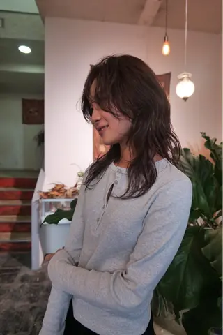 ミディアム パーマ パーマ/藤沢 湘南/HYOのヘアスタイル