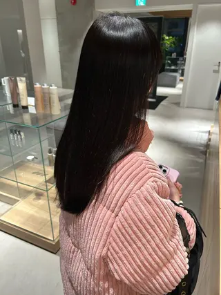 ロング 中村 果乃のヘアスタイル