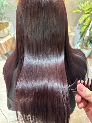 ロング カラー fuu。。。銀座所属・美髪質改善✨ 縮毛矯正✨HIDEのヘアスタイル