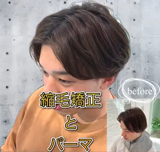 ショート パーマ メンズ 🥇メンズ特化 伊東輝のヘアスタイル