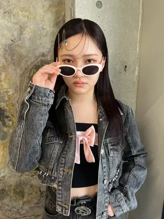 カラー 艶ブリーチ/表参道 ハイトーン /実乃梨のヘアスタイル