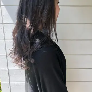 ロング カラー パーマ ヘアアレンジ メンズ キッズ ネイル マツエク・マツパ Uil所属・インナーカラー/ KANAのヘアスタイル