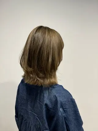 ミディアム カラー 韓国レイヤー/パーマ /艶カラー/Rinのヘアスタイル