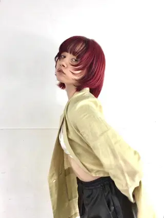 ショート 森綱 悠 /栄/ボブのヘアスタイル