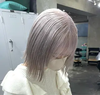 ショート カラー パーマ ヘアアレンジ メンズ ササキカズマ〻透明感 〻色落ち〻赤み消しのヘアスタイル
