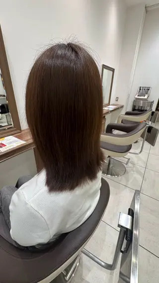 ミディアム 薮押 いづみのヘアスタイル