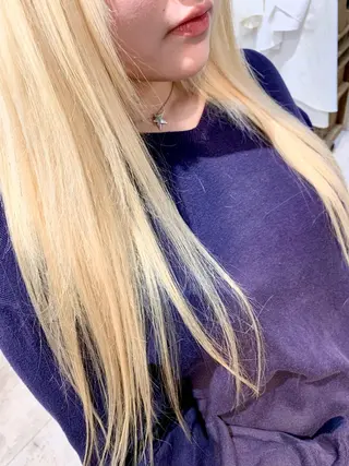 ロング ✨ハイトーン✨艶髪 ✨髪質改善✨和田のヘアスタイル