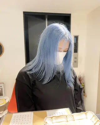 ミディアム デザイン🥇複雑履歴 ハイトーン特化のヘアスタイル