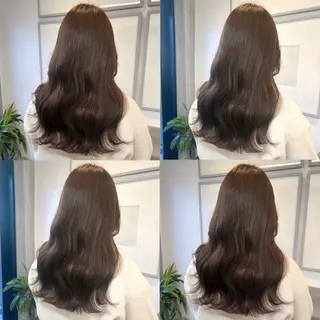 ロング カラー カジュアルを女っぽく 𝗮𝘆𝗮𝗰𝗼のヘアスタイル