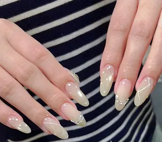 ネイル By moonネイル 🌷ワンホン/韓国風のネイルデザイン