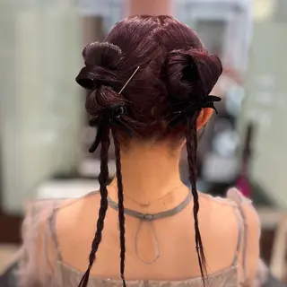 ヘアアレンジ 🌸銀座No.1パー マ🌸いでいあやのヘアスタイル