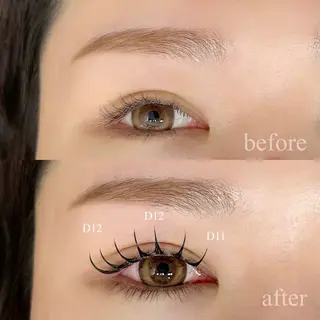 マツエク・マツパ -07- eyelash&eyebrow神戸元町店所属・-07- Himariのマツエク・マツパデザイン