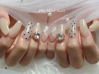 ネイル HANA 長さだしのネイルデザイン