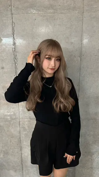 ロング SALOWIN 原宿 IL Salice ３F所属・失敗したくない方へ Inoue Kahoのヘアスタイル