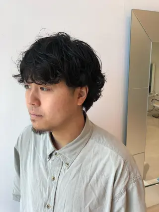 ショート パーマ ヤマモト マイのヘアスタイル