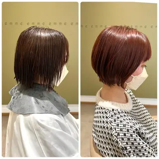 ショート カラー メンズカット /パーマ🍀田畑玖音のヘアスタイル