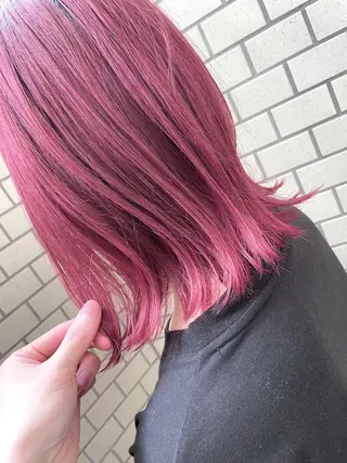 ミディアム カラー 髪質改善/韓国ヘア レイヤー/新宿/ロミのヘアスタイル