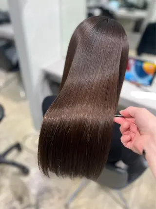 ロング 【ヤバ髪から美髪へ】 縮毛矯正特化アチワのヘアスタイル