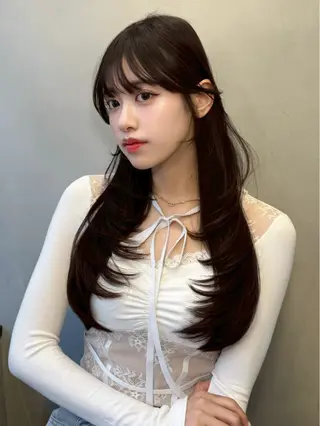 ロング 大宮 トレンドヘア 🎀🪽古川美涼のヘアスタイル