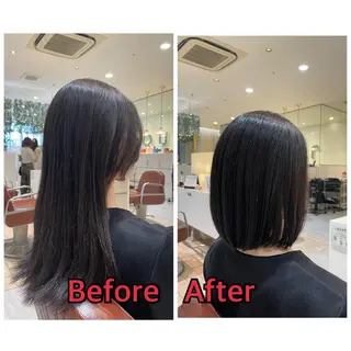 ミディアム 平 真亜里のヘアスタイル