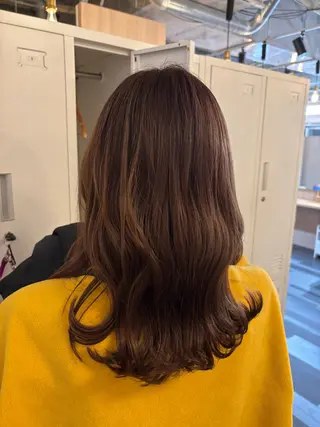 ミディアム ゆみこ カラーモデル募集中のヘアスタイル
