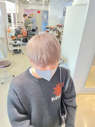 カラー メンズ 💎夏葵 ハイライト /デザイン特化のヘアスタイル