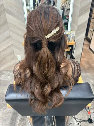 ロング ヘアアレンジ SHANTi 飯塚 ヘアセット/髪質改善のヘアスタイル