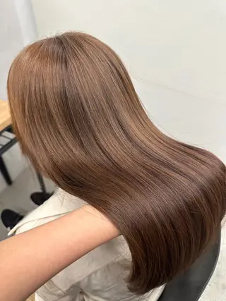 ロング miku🧸 カットモデル/韓国風のヘアスタイル