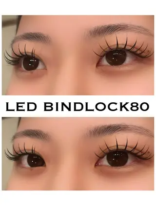 マツエク・マツパ シュガーレイ所属・バインドロック🦋 アンドヘルシーのマツエク・マツパデザイン