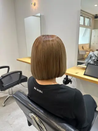 ミディアム Agu hair noman マナのヘアスタイル