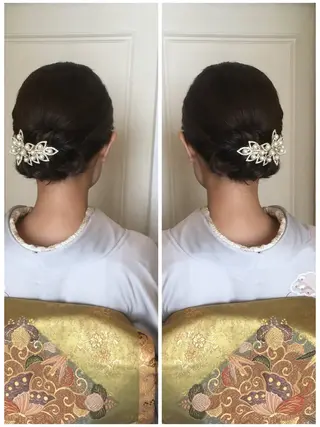 ビーアトリエ目黒所属・ヘアセット着付け目黒 駅すぐ　松永香代子のヘアスタイル