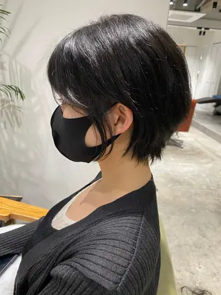 ショート ✨圧倒的満足度◎ 小顔美人ショート✨佃のヘアスタイル