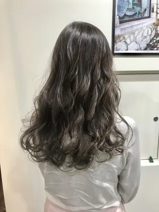 ロング カラー パーマ ヘアアレンジ maison所属・野田 修平のヘアスタイル