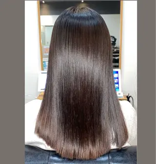 ロング Agu hair melt 明大前店所属・たかはし /縮毛矯正のヘアスタイル
