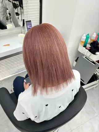 ミディアム カラー 🫧韓国風透明感 ヘア🫧towaのヘアスタイル