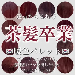 カラー ブリーチなしの達人 🌈KAITOのヘアスタイル