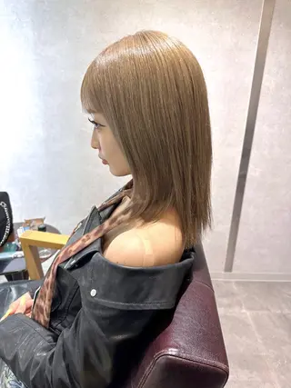 ミディアム カラー vifkrone所属・心斎橋ダブルカラー ⭐️カラー　タカヤマのヘアスタイル