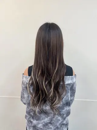 パーマ カラー ロング インヘアー/美容院 /下伊福店/成田陸のヘアスタイル