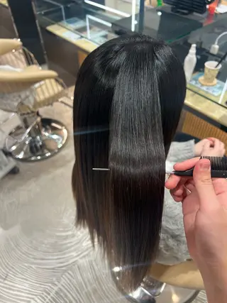 ロング パーマ ONE CONCEPT【ワンコンセプト】所属・飯味 華菜のヘアスタイル