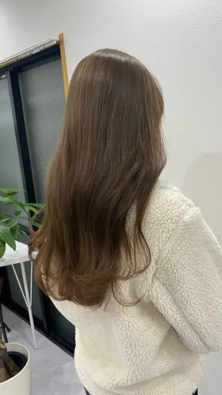 ロング カラー RURI韓国ボブ 🇰🇷タッセルボブのヘアスタイル